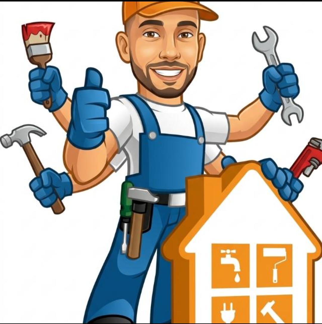 Profissional de manutenção residencial com ferramentas